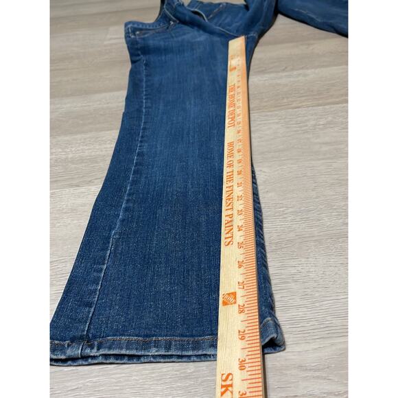 y2k grunge streetwear rodeo western cowgirl Calvin Klein bootcut jeans womens 8 - Picture 4 of 11